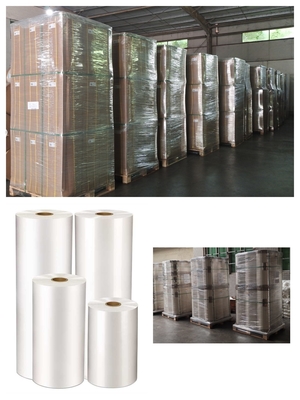 43mic Gloss BOPP Thermal Lamination Film Untuk Pelestarian jangka panjang