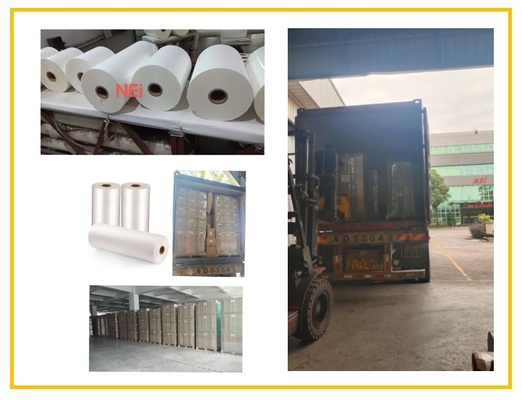 Film Laminasi Matte Transparan 25mic Roll Film Laminasi Panas Untuk Kotak Seluler