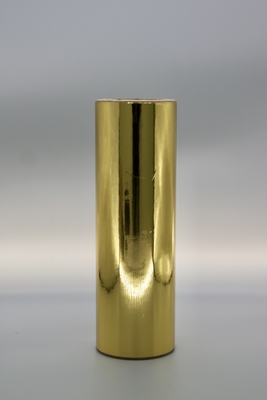 Emas Dan Perak Metallized PET Film Thermal Lamination Film 17mikron Untuk 24mikron, Populer Di Timur Tengah