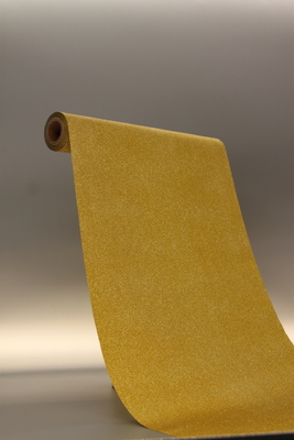 100% EVA Adhesive Glitter Lamination Film dari Korea Multiple Extrusion berkilau dengan cahaya emas seperti pasir
