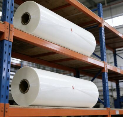 Film PET bermetal dengan tabung inti 1 inci untuk transfer panas dan kemasan makanan yang cocok untuk penampilan visual yang jelas