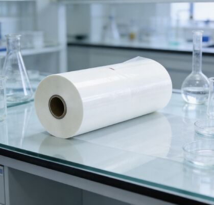 Film laminasi termal PET dengan tahan suhu hingga 130°C dan lem EVA premium dari Korea