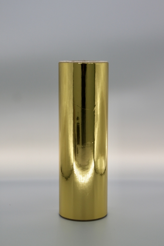 Emas Dan Perak Metallized PET Film Thermal Lamination Film 17mikron Untuk 24mikron, Populer Di Timur Tengah