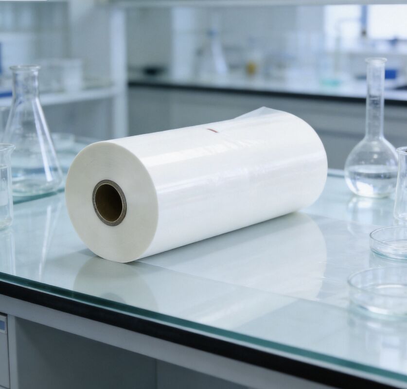 Film laminasi termal PET dengan tahan suhu hingga 130°C dan lem EVA premium dari Korea