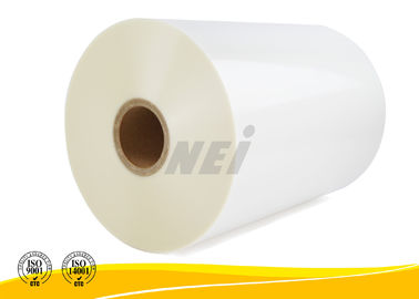 Kertas Karton / Buku Sekolah High Gloss Lamination Film Rolls Kekuatan Tarik Tinggi