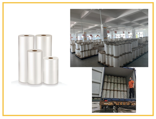 Laminasi Termal BOPP Clear Film Lebar 17mic 2210mm