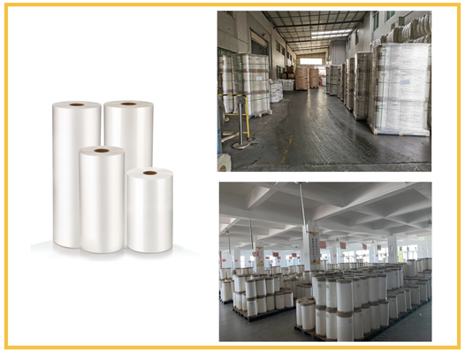 Clear BOPP Thermal Lamination Film Fokus Pada Kejelasan Dan Adhesi 17mic - 43mic