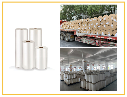 Film Laminasi Termal Polypropylene Berorientasi Biaxially 17mic Gloss