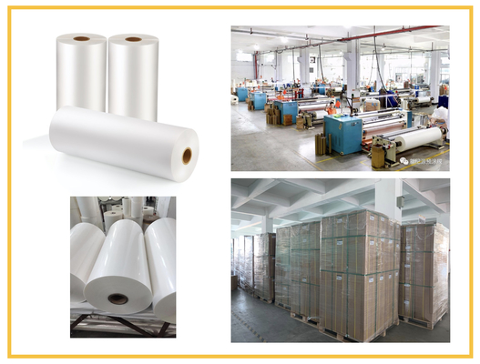 Sesuaikan Ukuran Film Laminasi Gloss 42 Mikron Penanganan Mudah Untuk Laminator Kering Basah