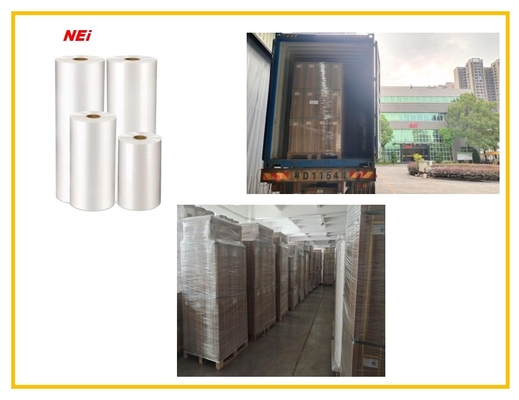 BOPP / PET Frosted Thermal Lamination Film Rolls Untuk Printing Packaging