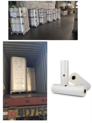 1 Inch BOPP Temperature Sensitive Book Laminating Film Film Penutup Buku Transparan