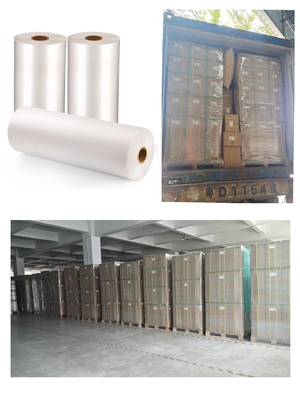 PET Laminasi Film Roll Double Sisi Corona Diobati 10-20Mpa Roller Tekanan Spot UV Screen Printing