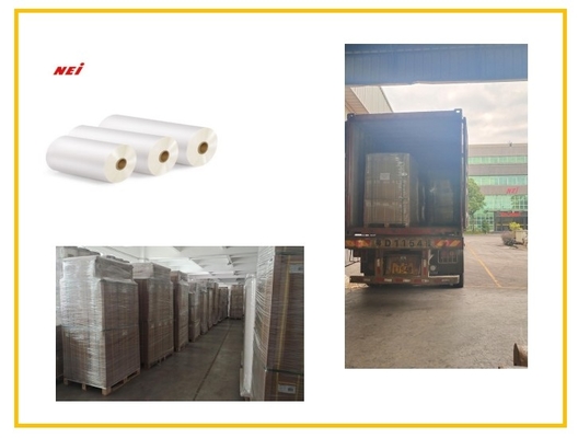 Pro Coating Transparent Glossy Lamination Film Untuk Menampilkan Media Kertas Kantong