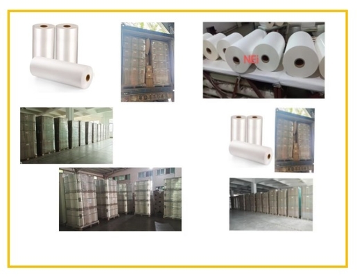 Gloss Bopp Film Laminasi Termal Sisi Ganda 8000mm Panjang