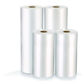 20 Mic Gloss Hot Thermal Lamination Film Sisi Ganda Corona Diobati Transparansi Tinggi