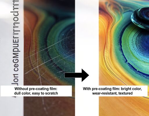 Film Laminasi Biodegradable Glossy Finish Berkualitas Pangan dengan Perekat Termal untuk Penggunaan Profesional