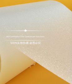 Transparan Perak Sparkle Glitter Dry Laminating Film Untuk Pencetakan & Kemasan