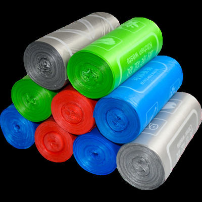 3L 5L 8L Green Biodegradable Trash Bags Untuk Pengomposan Rumah