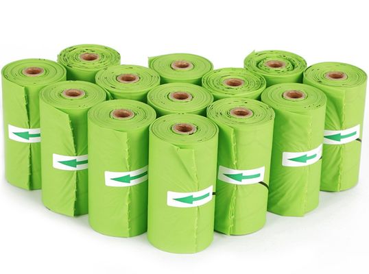 Biodegradable 15L Tas Limbah Hewan Peliharaan yang Dapat Didaur Ulang ASTM D 6400