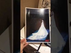 Kemasan kosmetik foto pernikahan embossing laminasi film