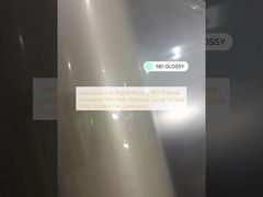 Laminasi Untuk Pencetakan Digital Film Laminasi Termal PET Kekerasan Lembut Permukaan Mengkilap Cocok Untuk Laminasi