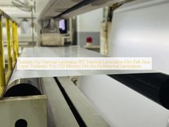 Cocok Untuk Laminator Termal Film Laminasi Termal PET Ketebalan Lapisan Lem EVA 11 hingga 250 Mikron Film untuk Laminasi Profesional